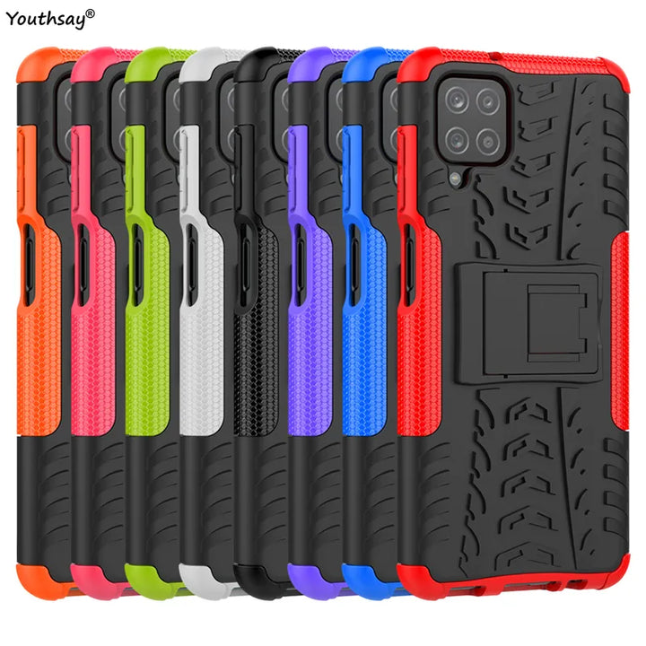 For Samsung Galaxy A12 Case Robot Silicone Protector Case For Samsung A12 Nacho A22 A32 A52 A72 M51 A71 A21 A51 S21 Plus Ultra