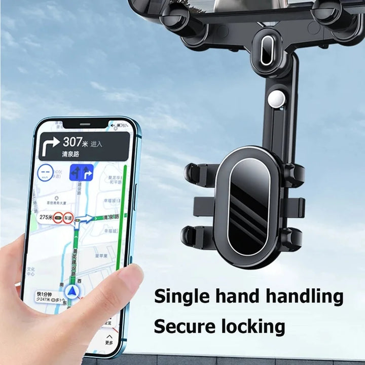 Car Phone Holder Rotatable and Retractable